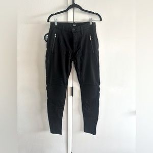 Hudson Stark Moto black Jean size 30